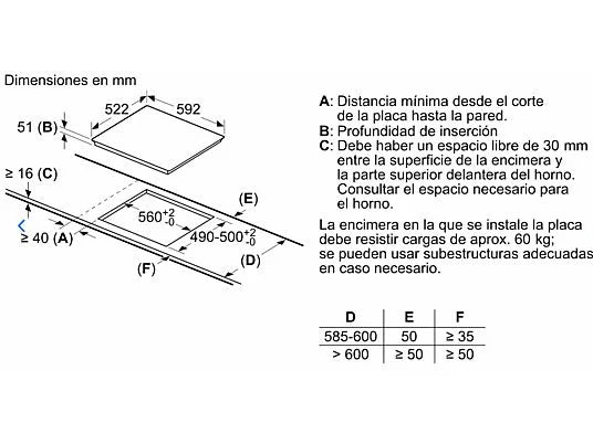 Placa inducción - Balay 3EB965LR, 3 zonas, Zona Gigante 28 cm, Control táctil, Negro