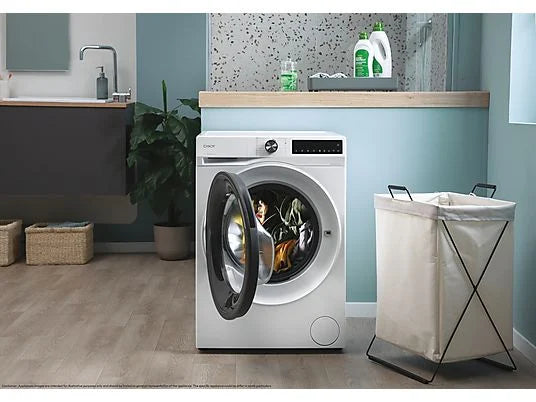 Lavadora carga frontal - Candy BR 412BL8-S, ProWash 500, 12 kg, 1400 rpm, 16 Programas, Motor Inverter, Wi-Fi, Blanco