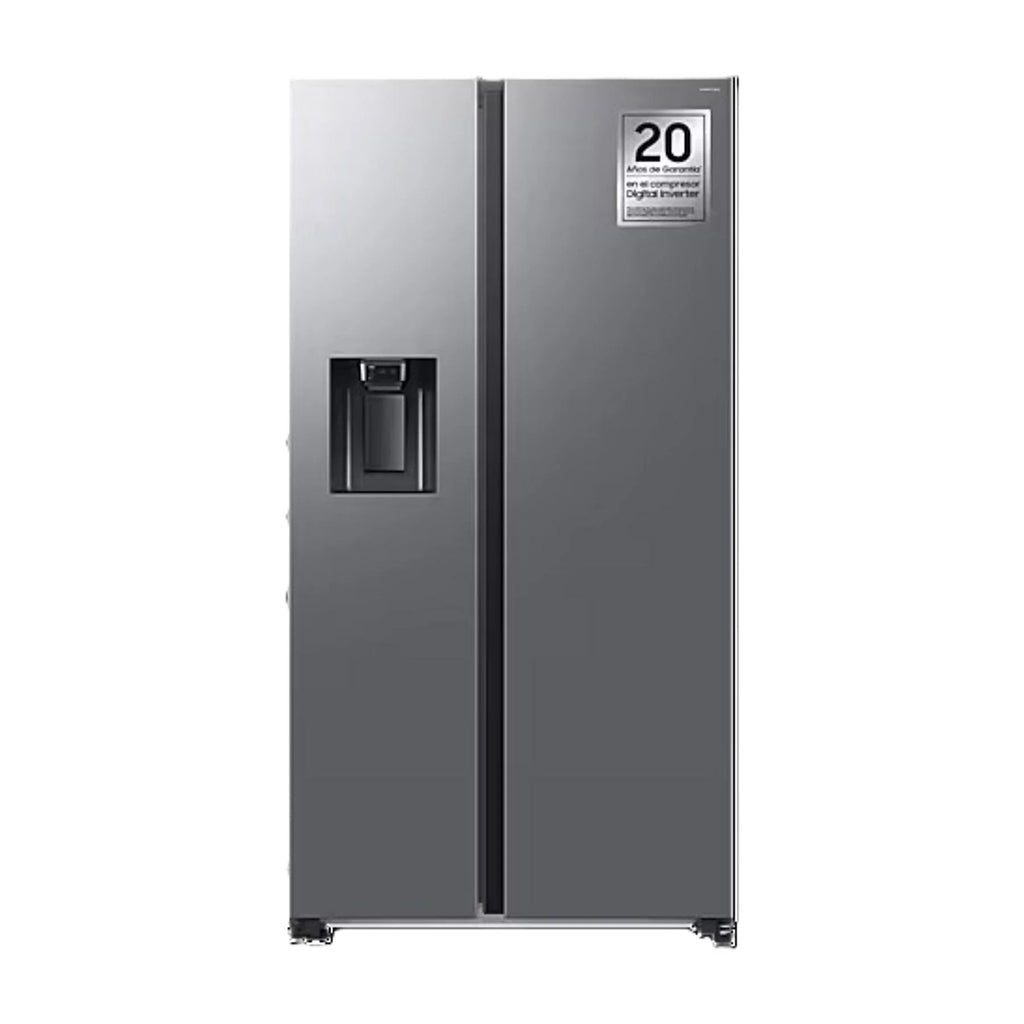 Frigorífico americano - Samsung Bespoke AI RS70F64KETEF, All Around Cooling, No Frost, 178.4 cm, 640 l, Dispensador agua y hielo, Inox