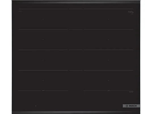 Placa modular - Bosch PXY675DC1E, Inducción, 2 zonas, 23 cm, Negro