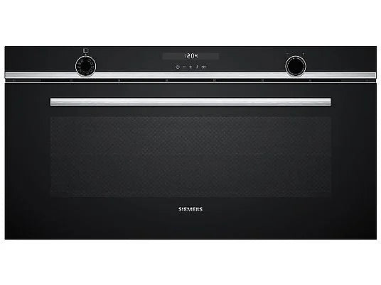 Horno - Siemens VB558C0S0, Multifunción, 85 L, Integrado, 90 cm, Precalentamiento rápido, Display LCD