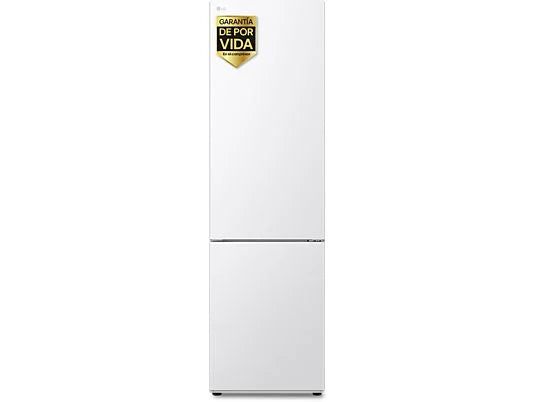 Frigorífico combi - LG GBV21NCDSW, No Frost, 186 cm, 344 l, DoorCooling™, FRESHConverter™, Blanco