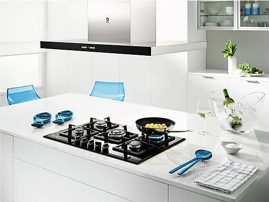 Placa de gas - Balay 3ETG676HB, 5 zonas, propano/butano, 752 mm, Negro