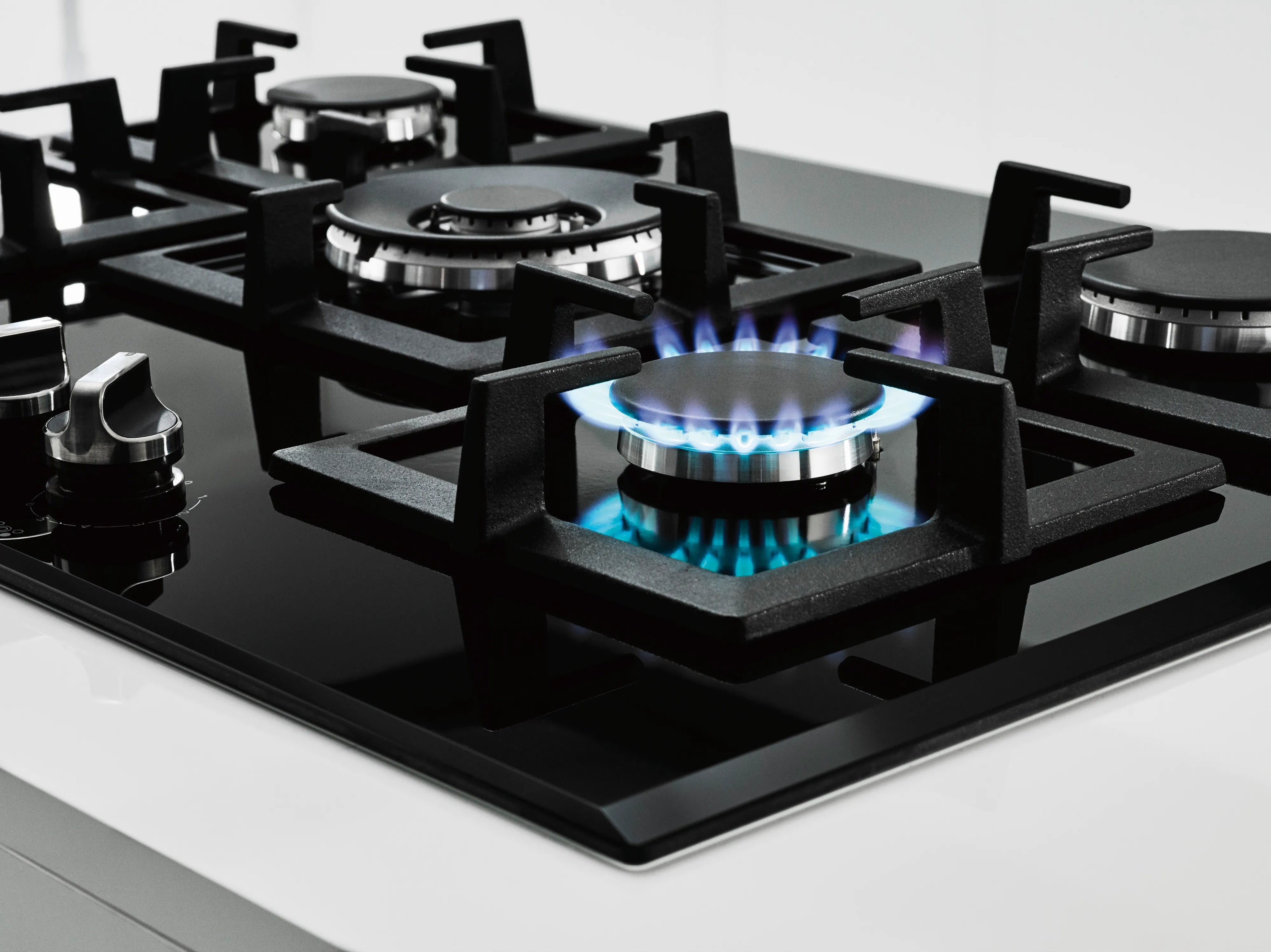 Placa de gas - Balay 3ETG676HB, 5 zonas, propano/butano, 752 mm, Negro